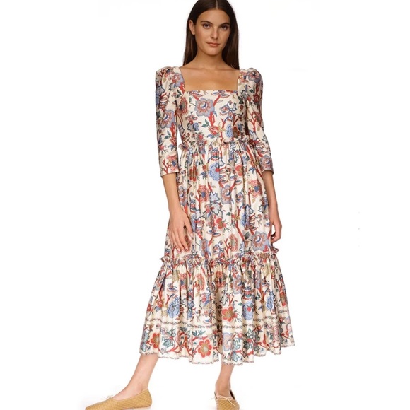 Cara Cara Dresses & Skirts - Cara Cara Blue Hill Dress in Turtledove Baroque *NEW*